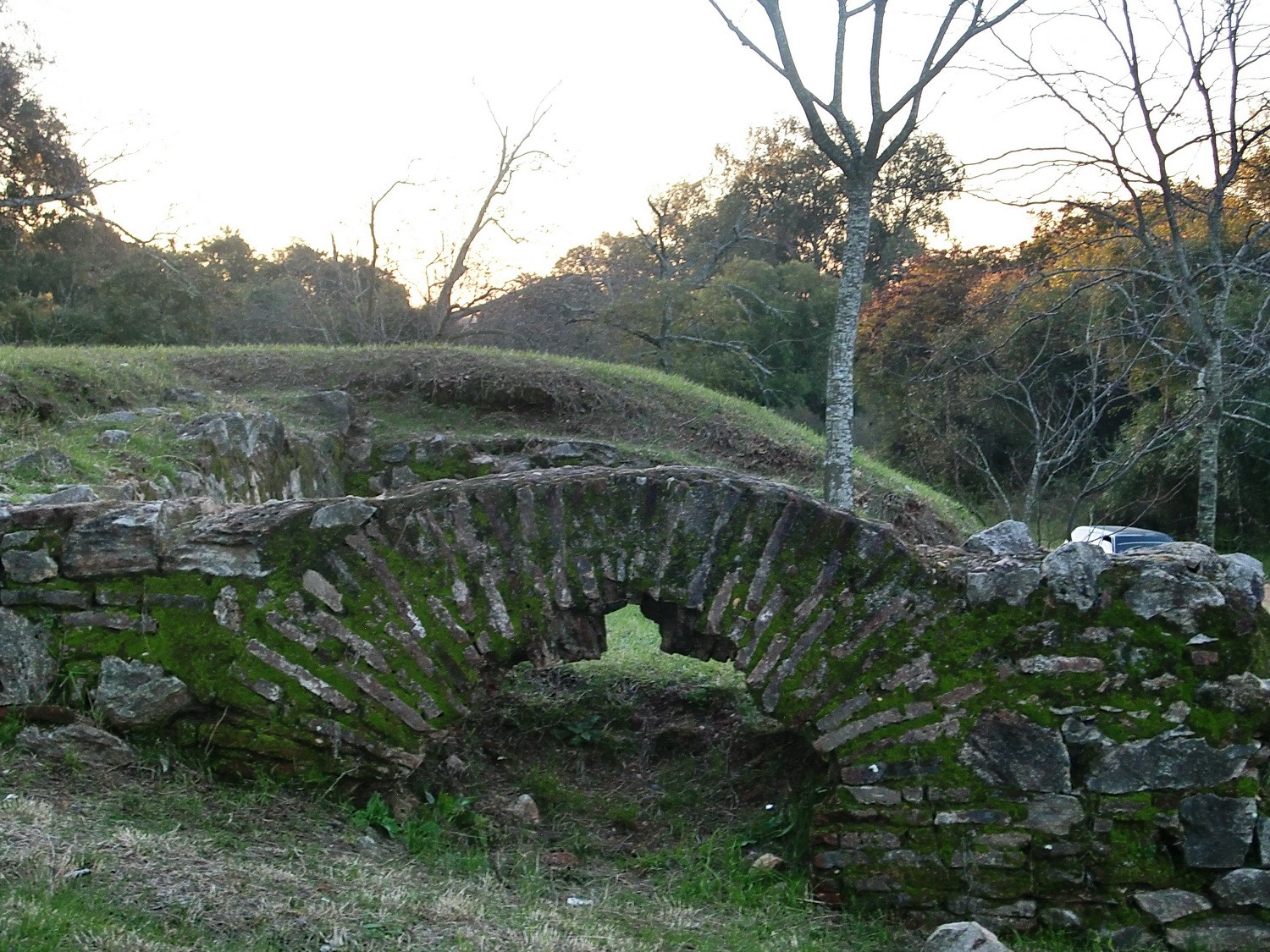 Ruins in the Parque San Carlos